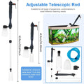 Electric Aquarium Siphon Cleaner Fish Tank Vacuum Gravel Cleaning Tool Water Changer with Air-Pressing Button Aquarium Accessory