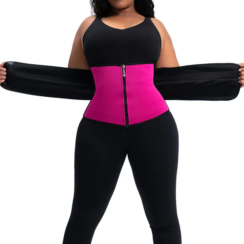 Waist Trainer for Women Sports Girdles Corset Slimming Body Shaper Sweating Belly Trimmer Belts Fitness Gym Weight Loss Cincher