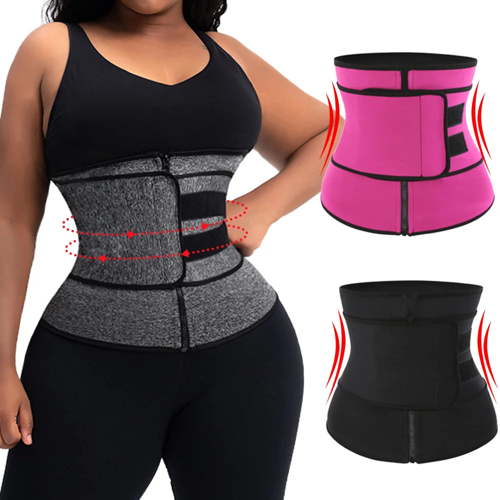 Waist Trainer for Women Sports Girdles Corset Slimming Body Shaper Sweating Belly Trimmer Belts Fitness Gym Weight Loss Cincher