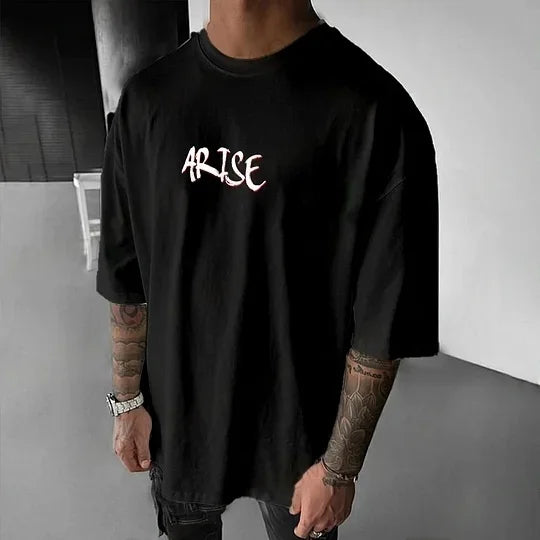 Solo Leveling Licensed Anime Tee 2025 - Official Manga Graphic Cotton Shirt, Y2K Loose Fit for Cosplay & Daily Wear