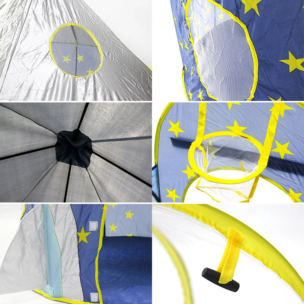 Kids Play Tent for Boys Play Tent House with Carrying Case for Kids Toddlers Indoor Outdoor Children Playhouse