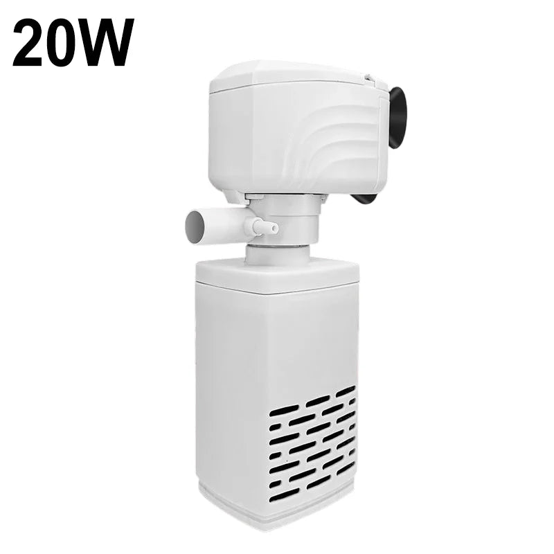 Fish Tank Filter 3 in 1 Aquarium Filter Pump Circulation System Water Purification Oxygen Generator Wave Maker Water Pump 220V