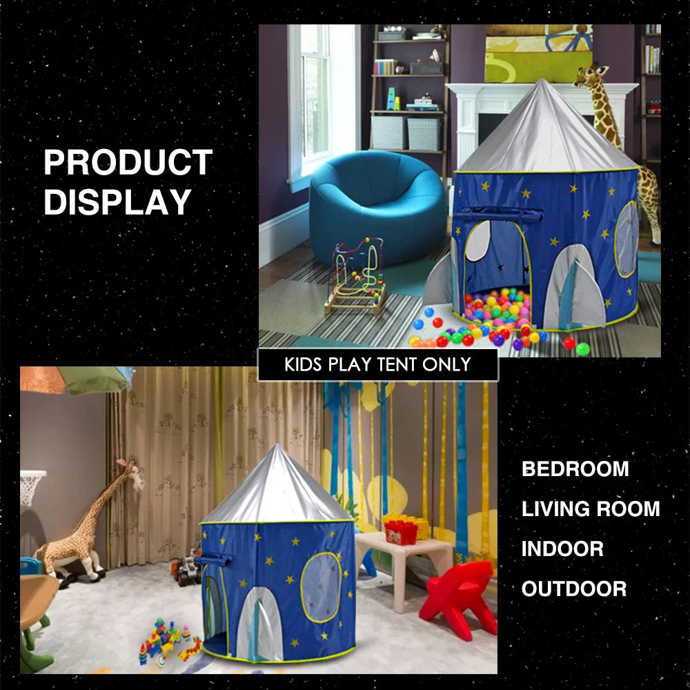 Kids Play Tent for Boys Play Tent House with Carrying Case for Kids Toddlers Indoor Outdoor Children Playhouse