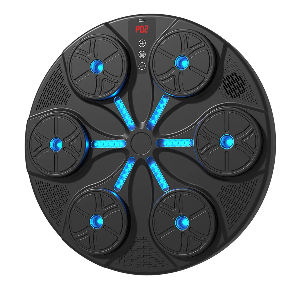 Music Boxing Machine Boxing Reaction Wall Target Type C USB Charging Boxing Training Punching Equipment with Gloves for Home Gym